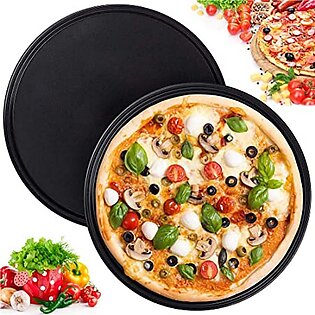 Pizza Pan Tray Non Stick Baking Kitchen Tool 10 Inches