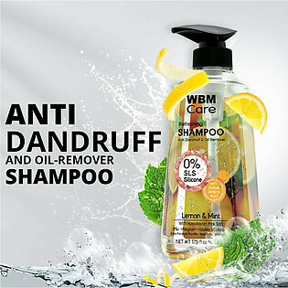 Wbm Nourishing Shampoo 500ml | Lemon & Mint Anti Dandruff Shampoo