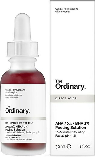 The Ordinary Aha 30% + Bha 2% Peeling Solution, 30 Ml