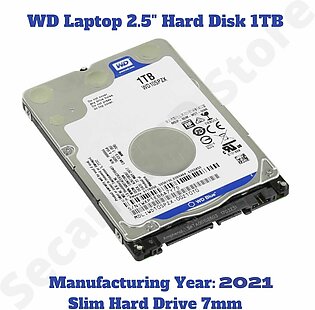 Wd Blue Laptop Hard Drive Disk Hdd 1tb 2.5 Inch Hdd