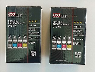 Ecotone 100ml 4 Color Ink (epson) - 2 Set