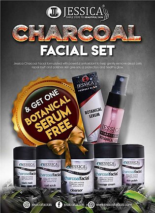 Jessica Charcoal Facial Kit With Free Botancial Serum