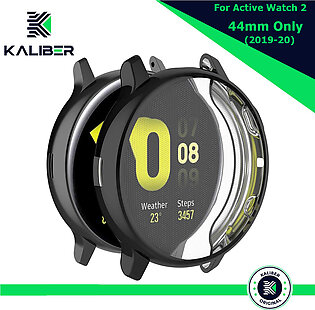 Full Coverage Case for Galaxy Watch Active 2 44mm Samsung (SM-R820), Soft Anti Drop Screen Protector