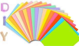 Colour Paper 100 Sheets, Multi Colors - A4 Size
