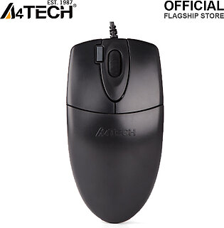 A4tech Op-620d Wired Optical Mouse - 2x Click Button - 1000 Dpi - For Pc/laptop - Black