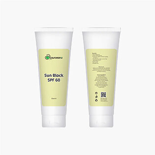 Sun Block 50ml - Skin Protection Lotion - Sun Screen - Natural Sunblock Protection - Spf-60 - Sun Protection - Sun Block Cream By Auragano