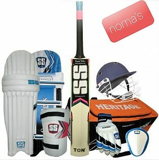 Pack Of 8 - Complete Cricket Kit For Kids - 9-14 Year
