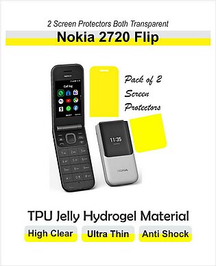 Nokia 2720 Flip - Screen Protector - 1 for front screen & 1 for inside screen