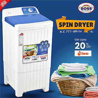 Boss Ke-777 Csl-steel - 12 Kg Spin Dryer Machine