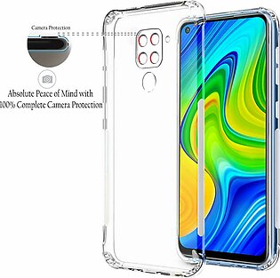 Xiaomi Redmi Note 9 Soft Silicone Tpu Transparent Back Cover With Camera Protection