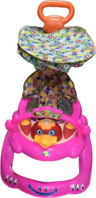 Emko Umbrella With Stoller Baby Walker with Crystal Tyre & Music and Light