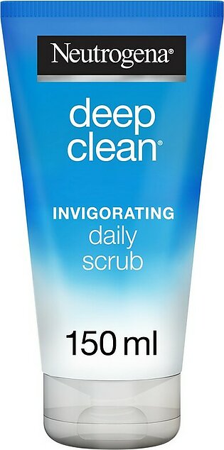 Neutrogena Face Scrub, Deep Clean, Invigorating, Normal to Combination Skin, 150ml