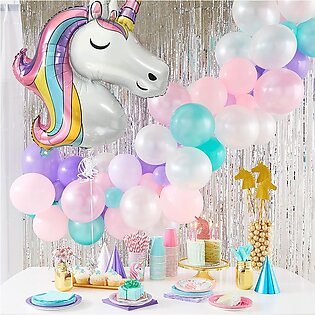 Cute 5 Pcs Birthday Decoration Balloons Crown Foil Balloon Set Birthday Party Balloon Decoration Happy Birthday Foil Balloon Set Happy Birthday theme / Wedding Anniversary / Kids Birthday / Welcome Party / Baby shower/ Bridal Shower and other events