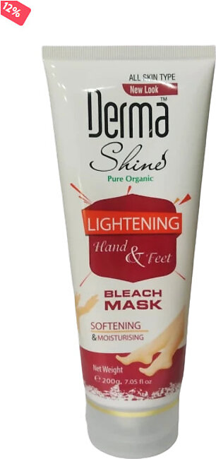 Derm Shine Lightening Hand & Foot Bleach Mask 200g