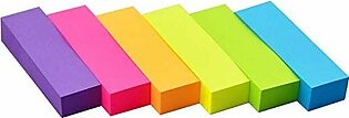 Pack Of 5 Sticky Note Pad - 100 Pages Each = 500 Sticky Notes - Random Color