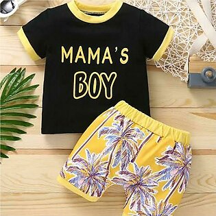 T-shirt And Short Pants For Kids Baby Boys And Baby Girls Round Neck Short Sleeves Tee Top's Clothes Sets Dresses Outfit