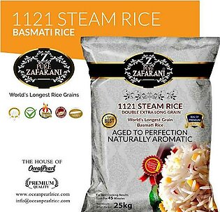 Kainat Steam Basmati Rice 1121 - Zafrani Rice1121 - 25kg