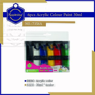 Keep Smiling - Acrylic Paint Color Pack Of 6 30ml