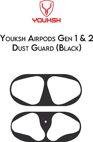 Youksh Anti - Dust Sticker For Earphone Genration 1 & 2 - Dust Gaurd.