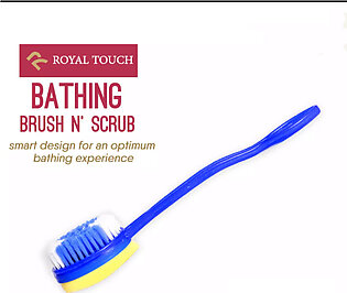 Bath Brush And Body Scrub With Long Handle