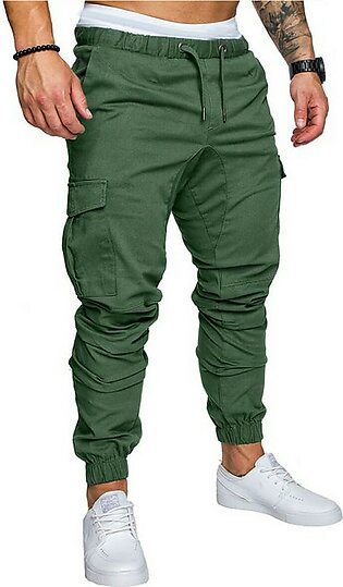 Cargo Trousers For Men - 6 Pocket Jogger in Cotton