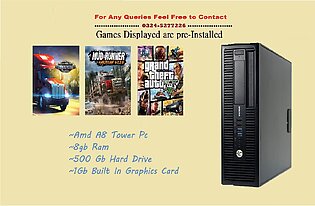 Amd A8 Gaming Pc 8GB Ram-500GB Hard drive-1Gb Built In Graphics Card
