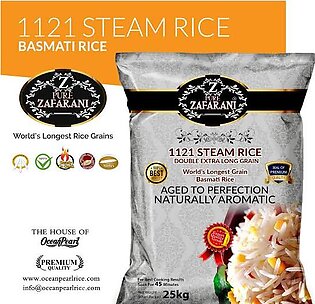 Kainat Steamed Basmati Rice 1121 - Zafrani Rice 1121 - 10kg