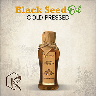 Khalispur Pure Cold Press Black Seed (kalonji) Oil Unprocessed Unrefined - 100ml
