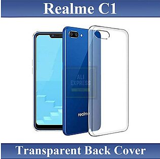 Realme C1 Back Cover Transparent Soft Silicone Crystal Clear Case Cover For Realme C1