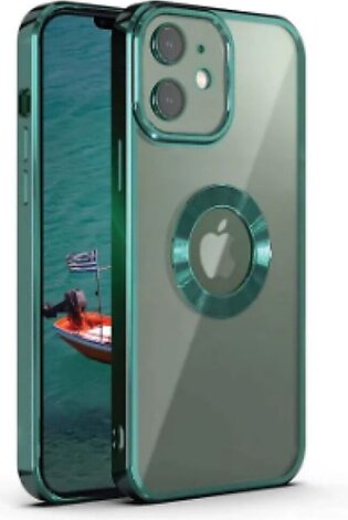 Iphone 11 Back Cover/case Soft Shiny Border & Transparency/ Lens Camera Protection