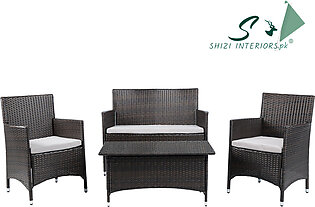 Shizi Outdoor Dining Set Rattan/Cane/Wicker furniture - Restaurant Garden Chair patio Coffee Set