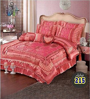 The Royal Bedding Fancy Bridal Bed Sheet (razai) Set 9pcs