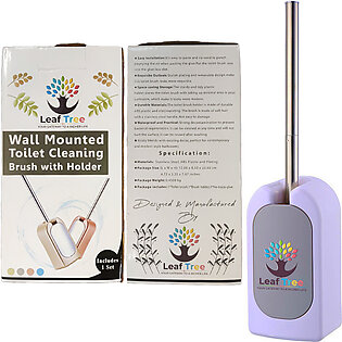 Toilet Brush And Holder Set - Hygienic Bath Room Accessories Set & Toilet Cleaning Brush / Bathroom Cleaner / Toilet Seat / Toilet Accessories / Toilet Cleaner / Washroom Accessories - Multicolors - 10 Inch