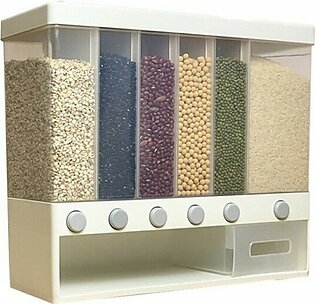 Wall Mounted Divided Rice And Cereal Dispenser-KS