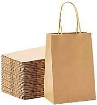 12 Pcs Of Diy Multifunction Soft Color Small Paper Bag With Handles/ 8 By 6 Inches Bag/kraft Gift Paper Bag/ Kraft Gift Bag​