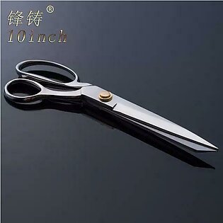 10 Inch Tailor's Scissors Professional Tailor Scissors Stainless Steel Garment Cutting Fabric Cutting Sharp