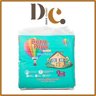 Bona Papa Magic Baby Diapers Size-4 Large (9-13 Kg / 72 Pcs)