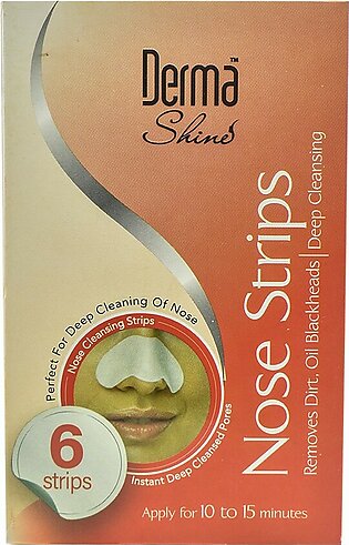 Derma Shine Nose Strips - 6 Strips Pack
