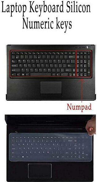 Laptop Keyboard Silicon Cover Transparent