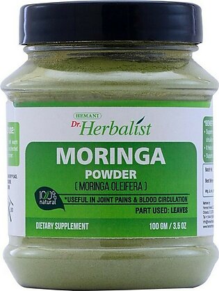 Hemani Herbals - Dr Herbalist Moringa Leaves Powder 100gm