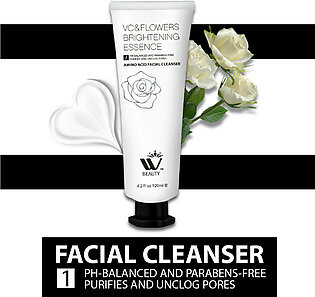 WBM Vitamin-C Facial Cleanser - 120ML | Anti Acne & Scar Removal Face Wash