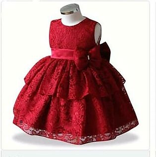 Formal Frock For Baby Girl Red