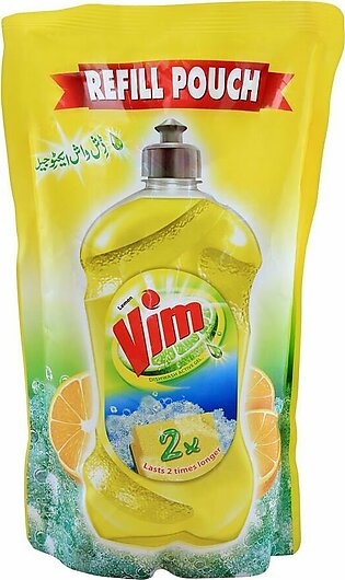 Vim Dishwash Liquid Pouch 750ml