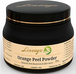Lineage - Orange Peel Fine Powder Natural Anti-Bacterial & Skin Saver 100 Gram