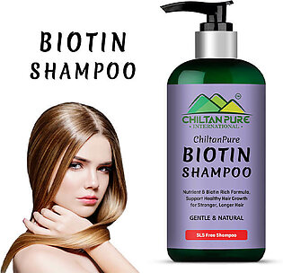 Biotin Shampoo – Hydrates Scalp, Promotes Healthy Hair Growth, Reduce Split Ends & Prevents Hair Breakage