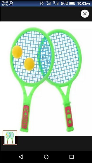 Couple Of Badminton Racket For Kids With Ball