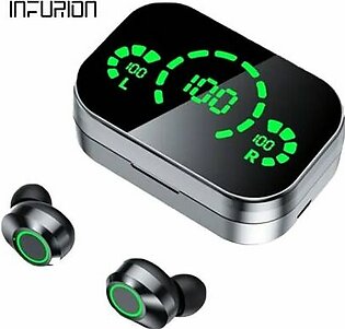 Yd03 Tws Bluetooth 5.3 Infurion Earbuds Smart Touch Control Led Display Wireless Earphone With Charging Box