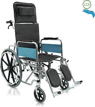 Gc Recliner Reclining Foldable Steel Wheelchair