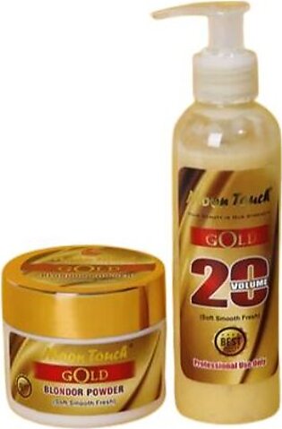 Gold Skin Polish Set - Volume(150ml) + Blondor Powder(70gram)