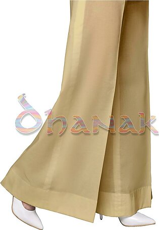 DHANAK - Solid Bell bottom trousers for Women Simple in Winter Cotton - 18 Colors - BBS01